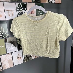 pacsun cropped tee